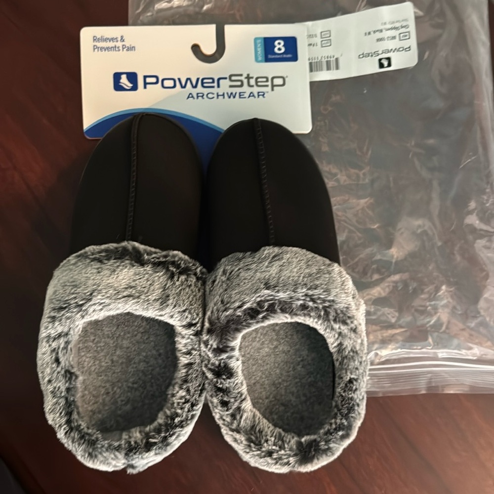 Power step clog slippers